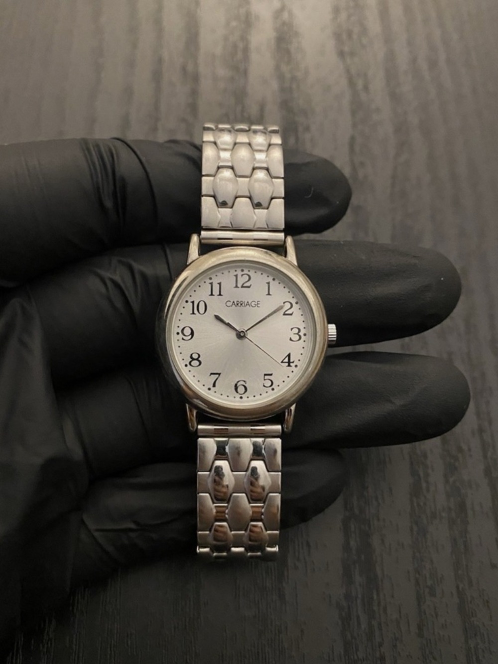 Carriage by Timex Women’s Carly Stainless Steel Watch C3C744 Adjustable Wrist